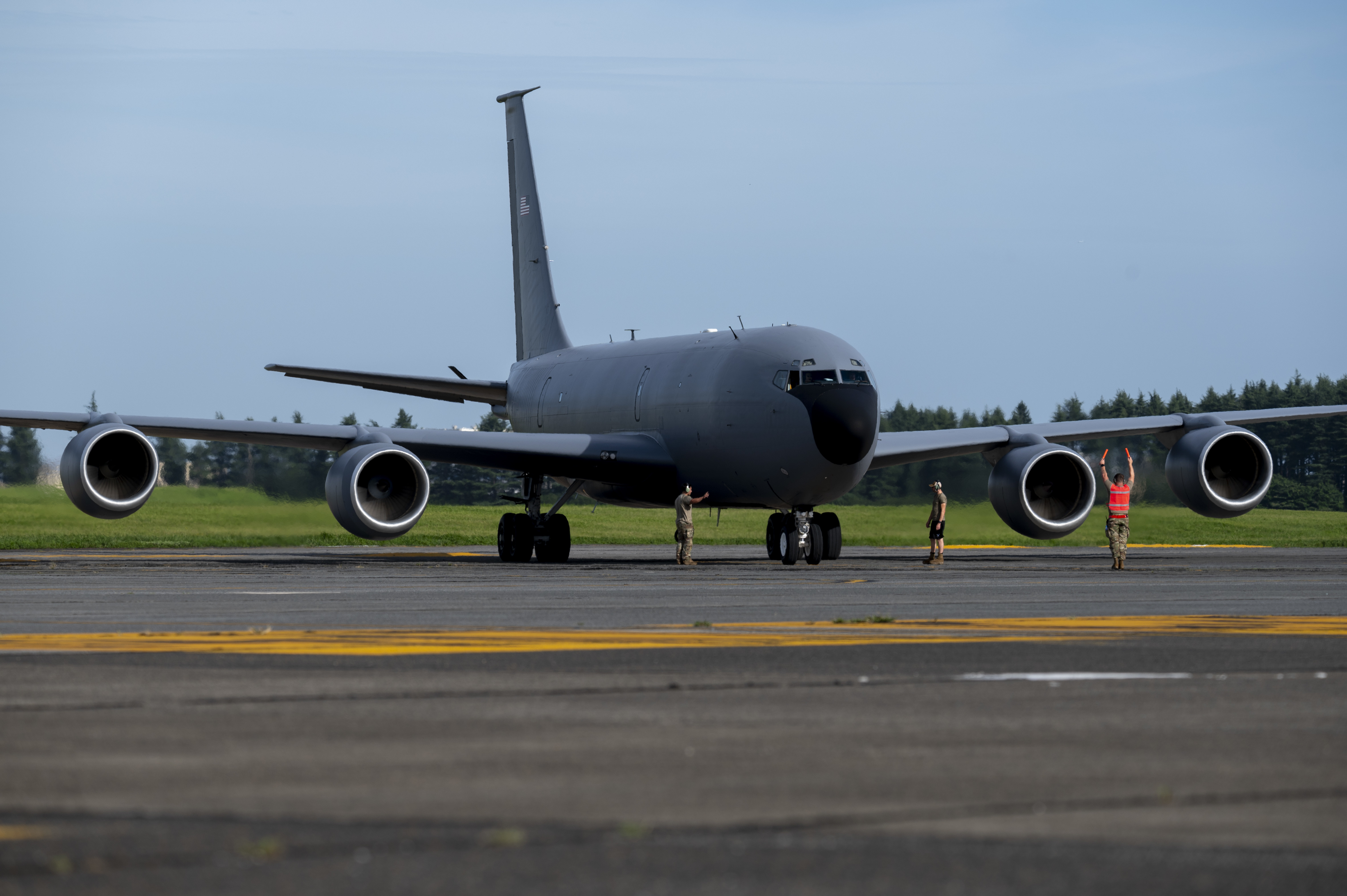Two KC-135s land at Yokota in support of DLE 2025
